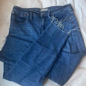 Madewell High Rise Slim Boyjean